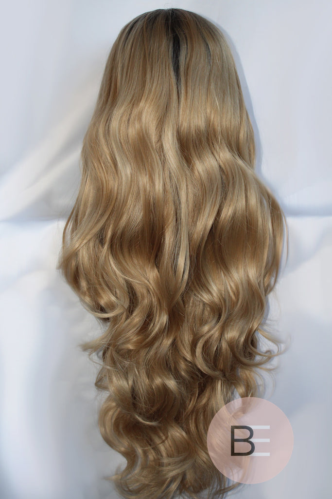 Shop Ombre Blonde Synthetic Hair Lace Front Wig