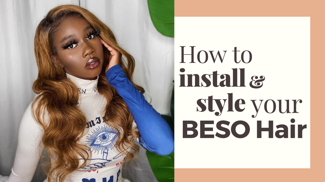 How To Install Style Your Full Lace Wig Video C BESO HAIR