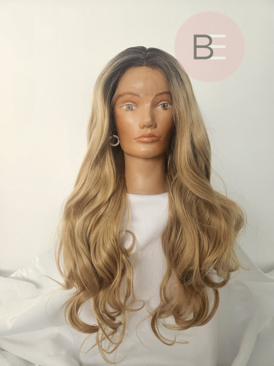 GISELLE HONEY FAUX LACE FRONT WIG