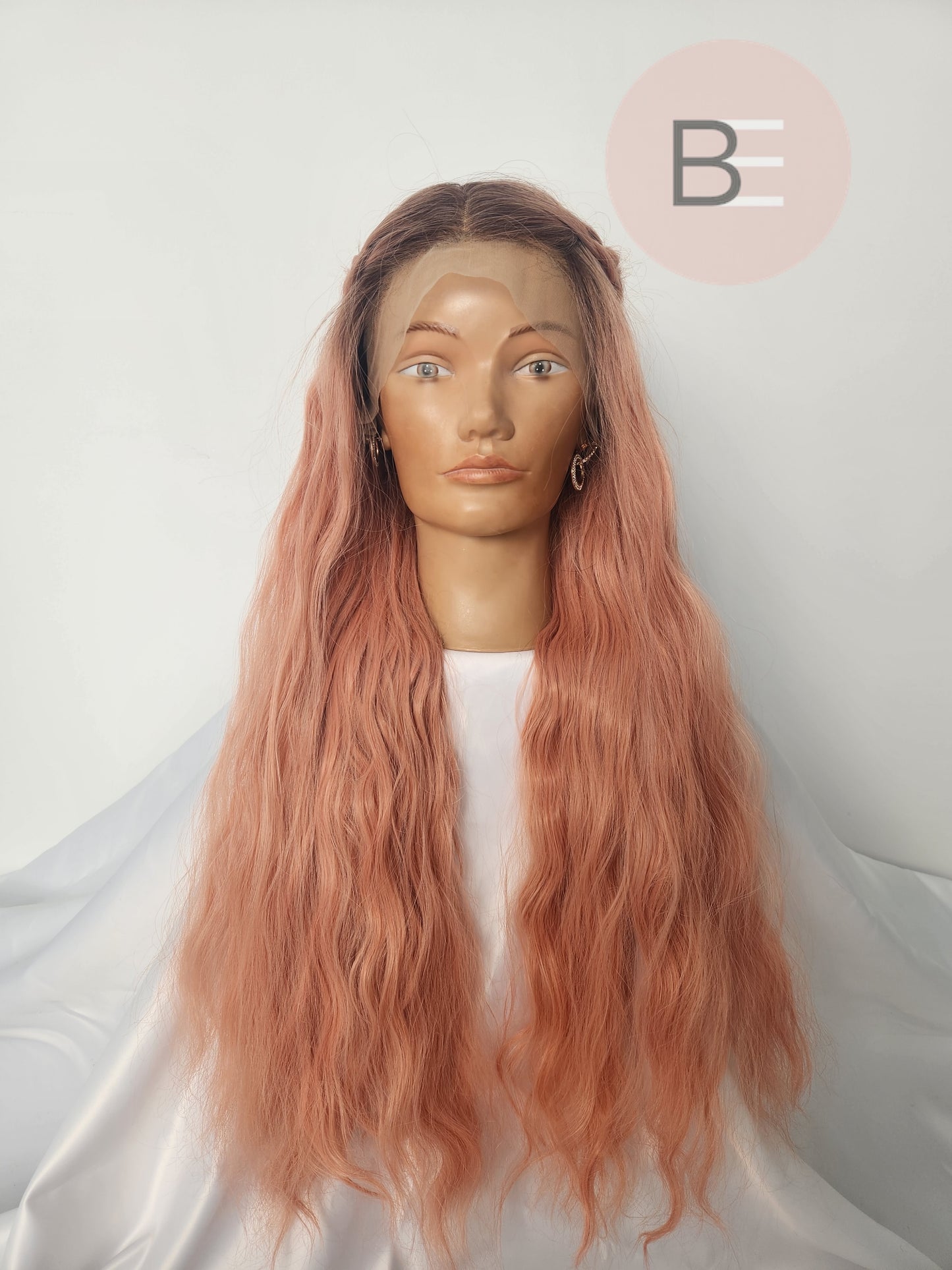 ROSÉ BLUSH FAUX LACE FRONT WIG