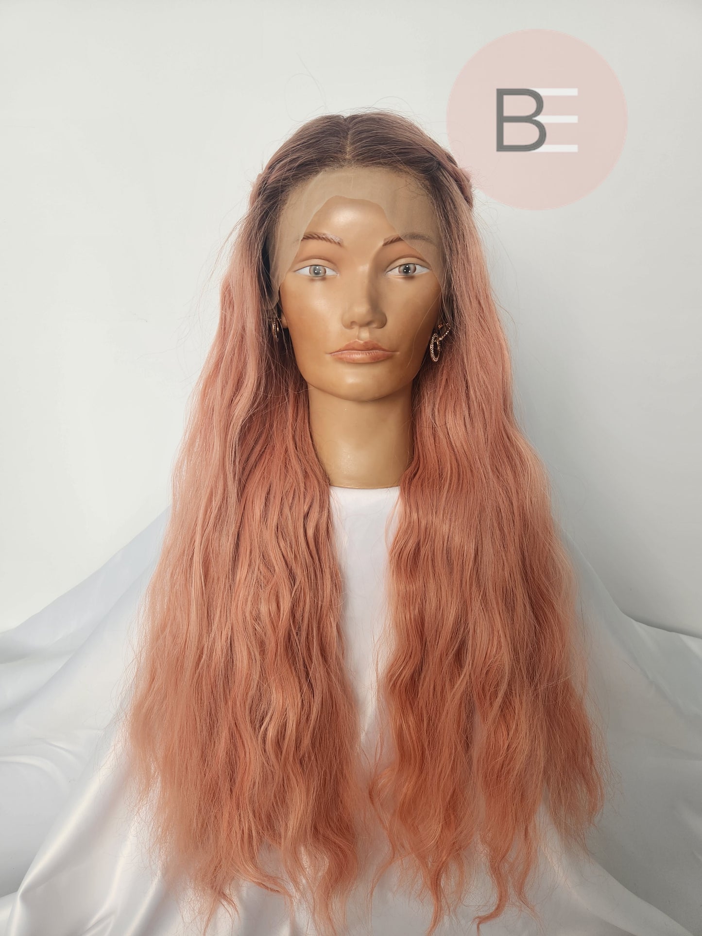 ROSÉ BLUSH FAUX LACE FRONT WIG