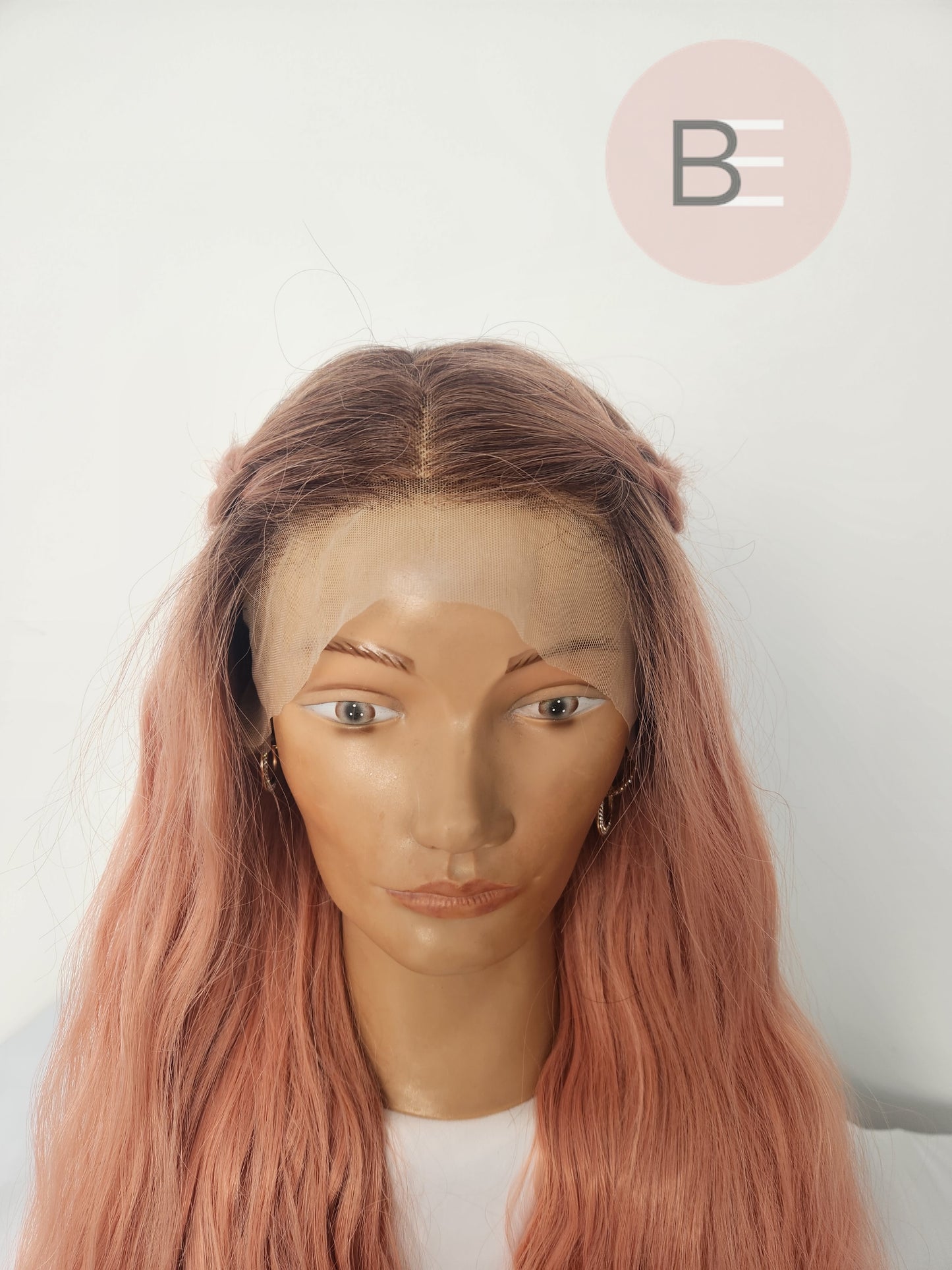 ROSÉ BLUSH FAUX LACE FRONT WIG