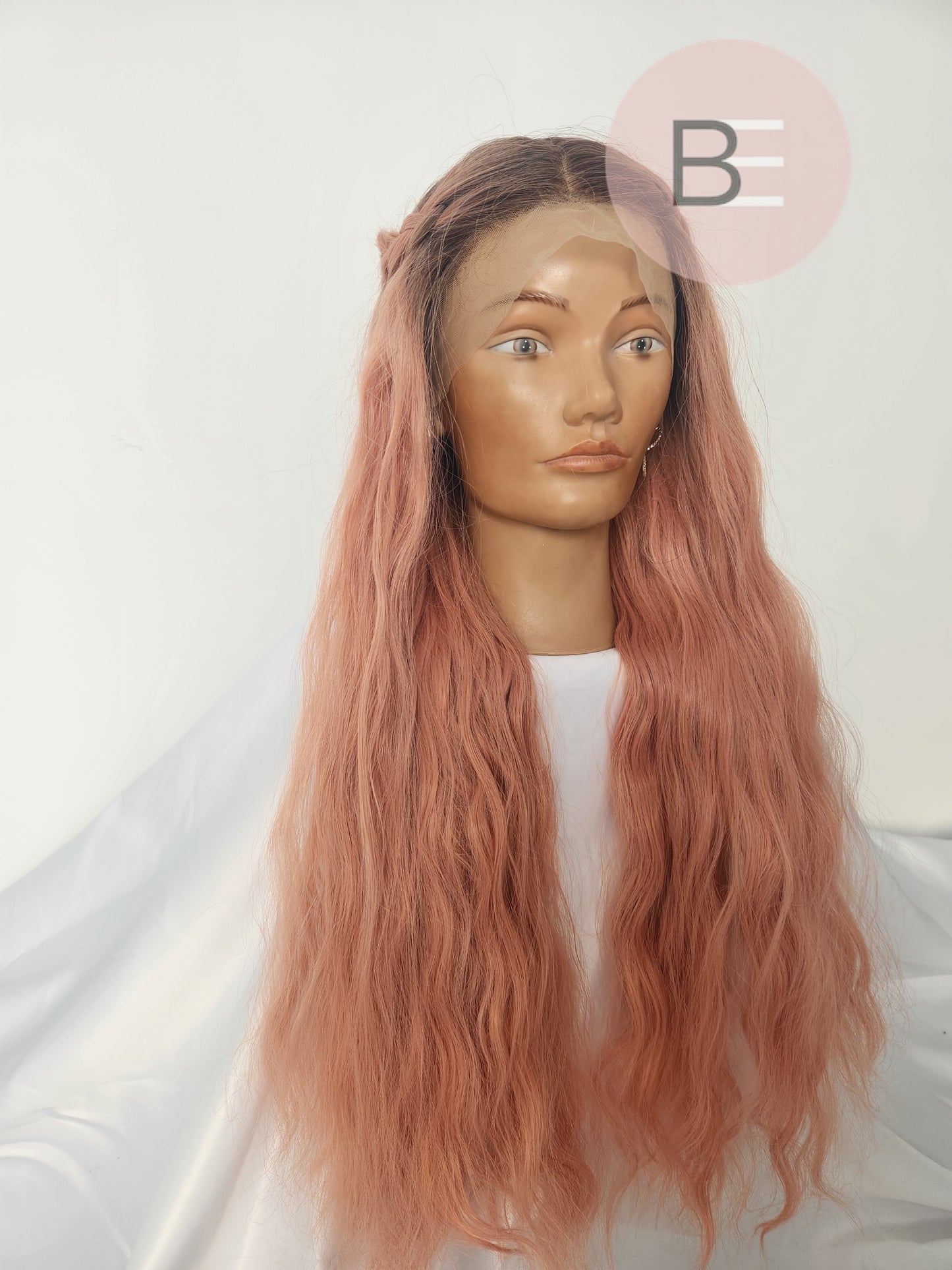 ROSÉ BLUSH FAUX LACE FRONT WIG