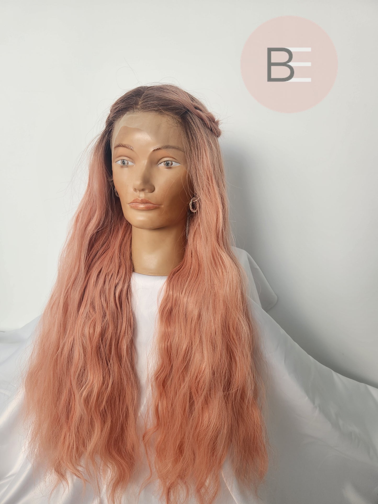 ROSÉ BLUSH FAUX LACE FRONT WIG