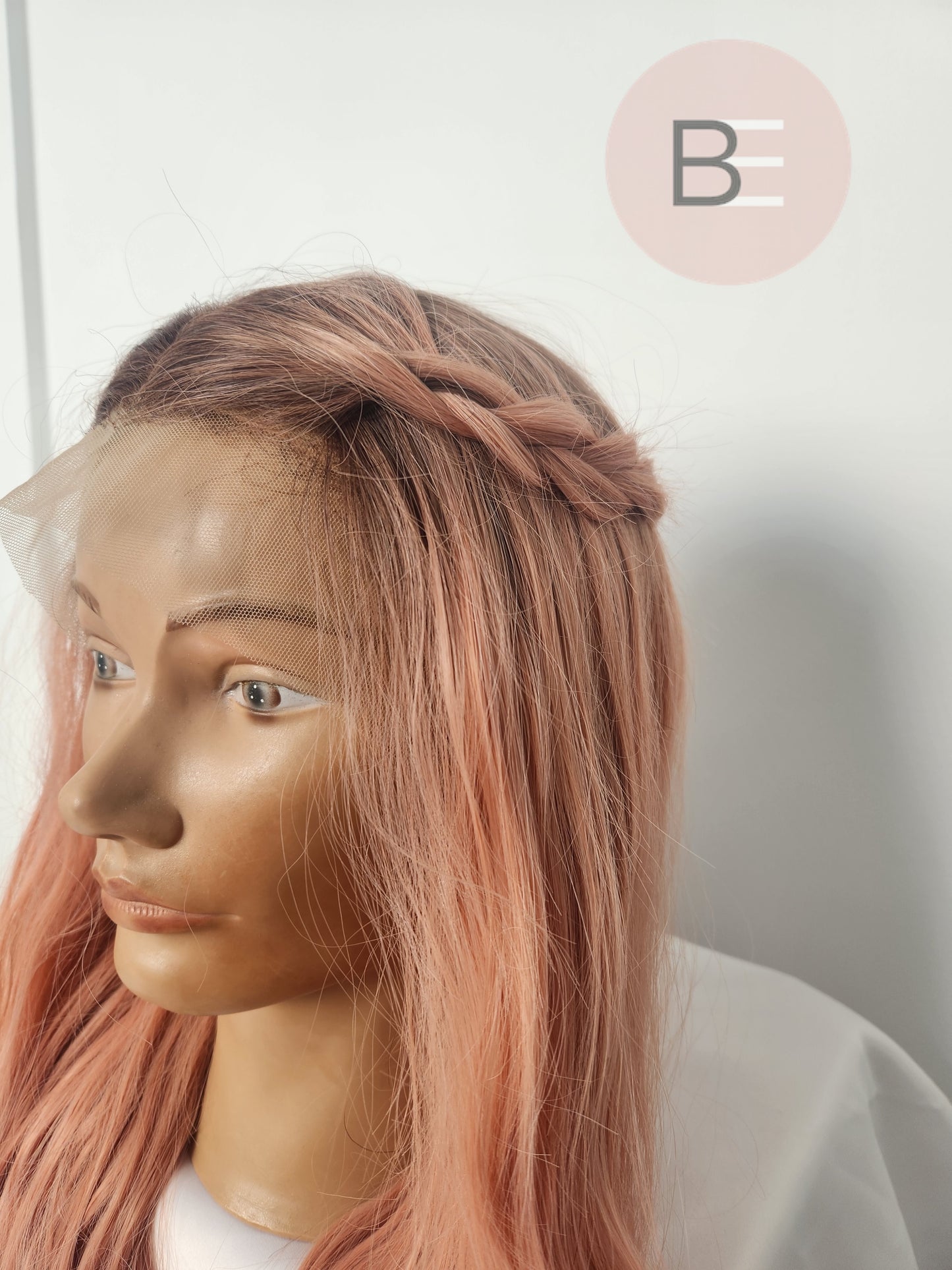 ROSÉ BLUSH FAUX LACE FRONT WIG