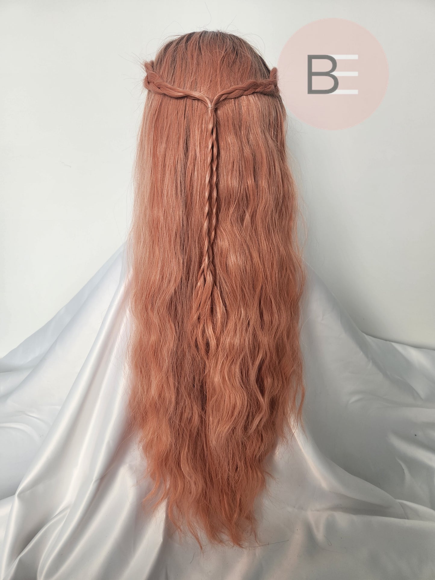 ROSÉ BLUSH FAUX LACE FRONT WIG