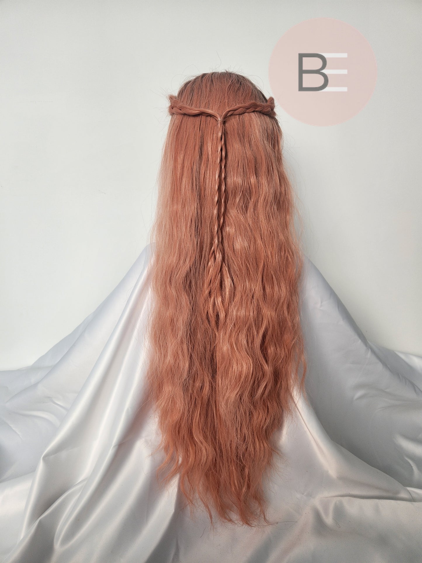 ROSÉ BLUSH FAUX LACE FRONT WIG