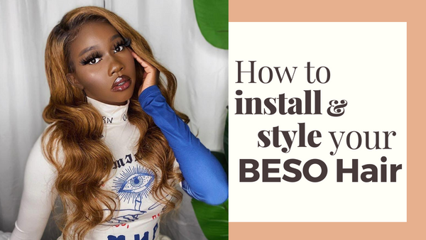 How to install and style a lace hair wig