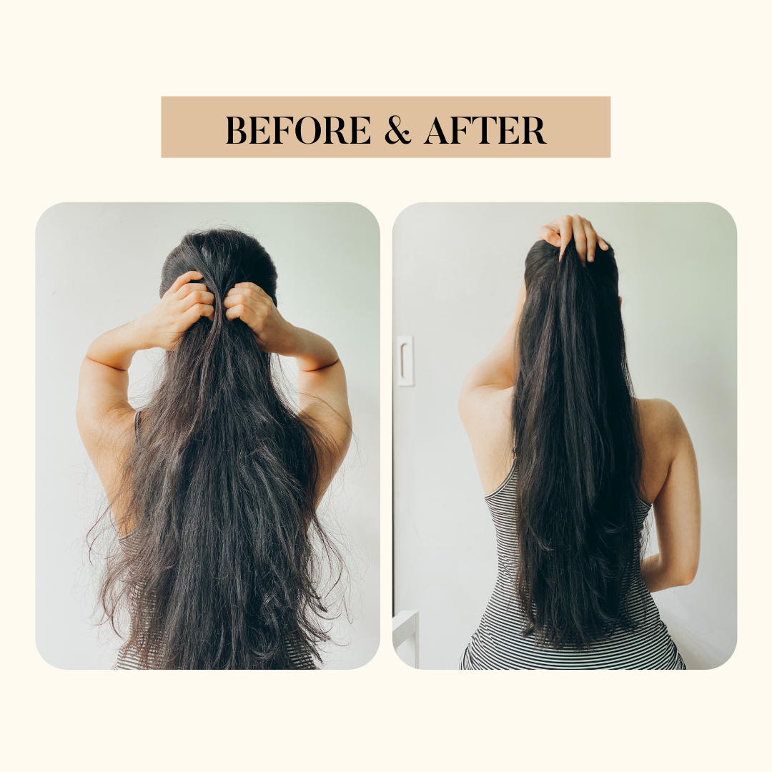 Australian Hair Oil Before and After