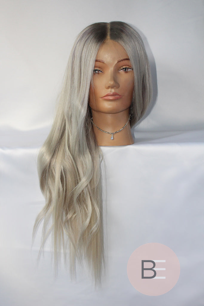 Kim Kardashian Inspired Silver Wig