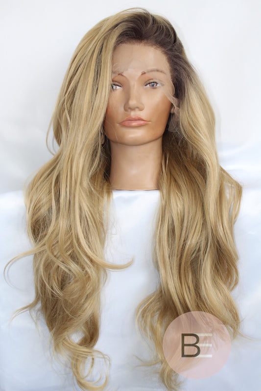 Blonde Synthetic Hair Lace Front Wig