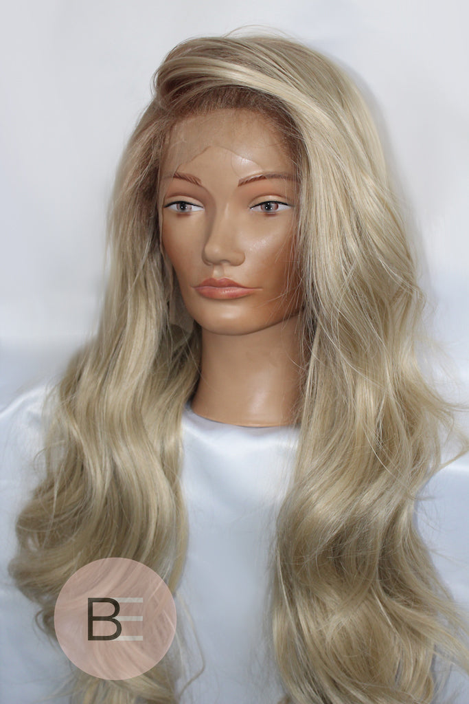 Light Ash Blonde Synthetic Hair Wig