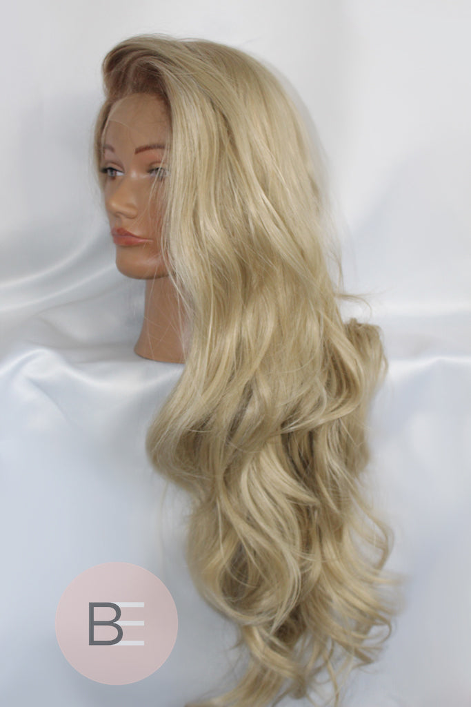 Ash Blonde Synthetic Hair Wig