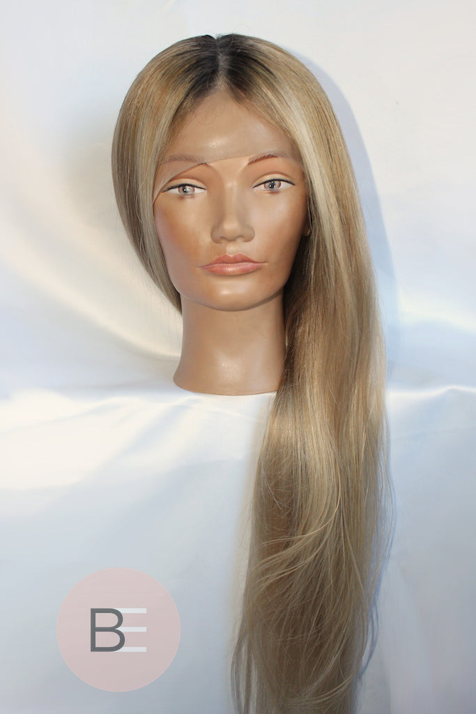 Blonde with Dark Roots Wig