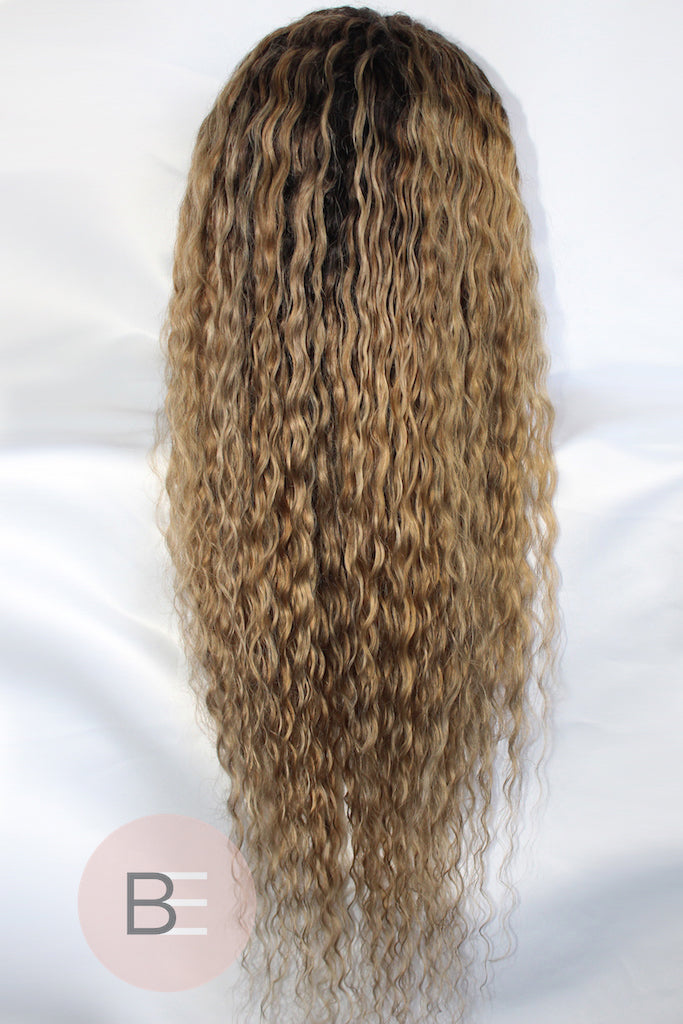 Raw Curly Blonde Lace Wig