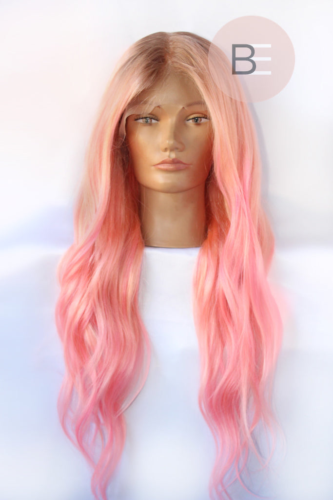 Pink Wig Natural Roots