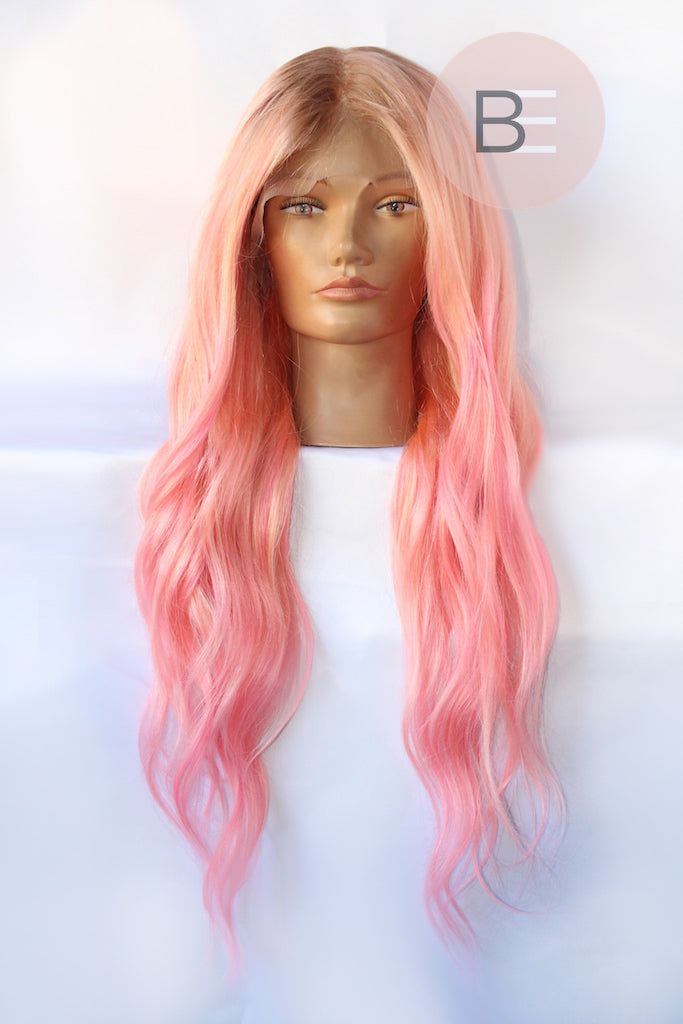 Peach Lace Front Wig